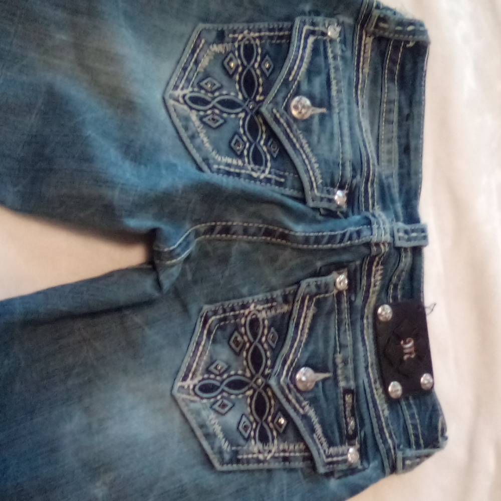 Miss Me,size 27,failed blue jeans